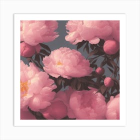 Pink rose Art Print