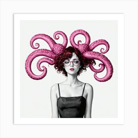 Octopus Head 4 Art Print