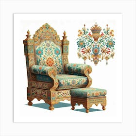 King'S Chair 6 Art Print