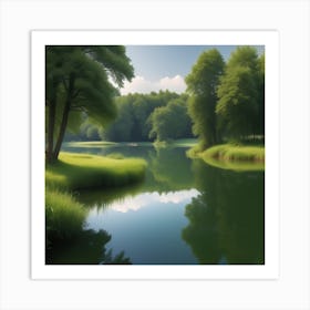 Landscape Painting 227 Art Print