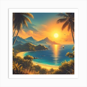 Tropical Paradise 17 Art Print