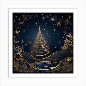 Christmas Tree 4 Art Print