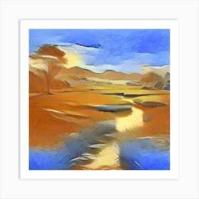 Landscape Painting Art Print