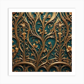 Wrought Iron Wall Art Art Print