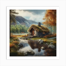 Cabin In The Woods 10 Art Print