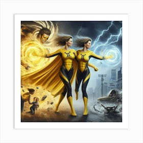 Gemini Super Mom #6 Art Print