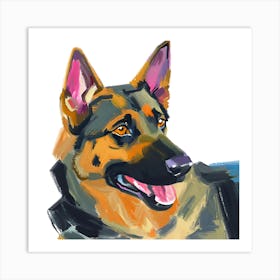 German Shepherd 03 Art Print