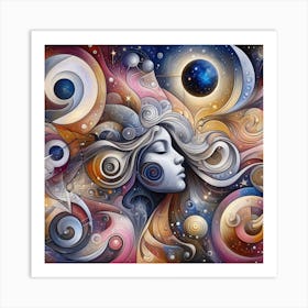 Psychedelic Painting 3 Art Print