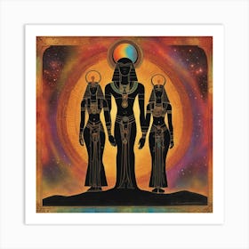 Divine Cosmic Family 333 Art Print