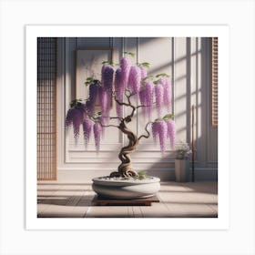 Bonsai Wisteria 2 Art Print