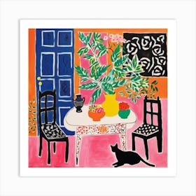 Table And Chairs 4 Art Print