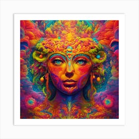 Distorted Psychedelic And Trippy Motivation (1) Art Print