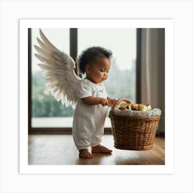 Angel Baby 4 Art Print