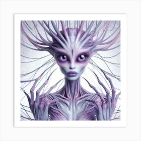 Alien Woman Art Print