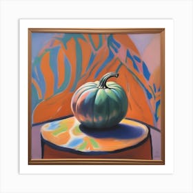 Psychedelic Pumpkin  Art Print