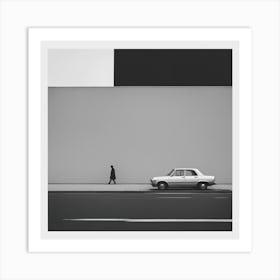 Car On The Street Art Print