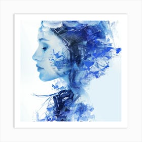 Portrait Of A Woman Art Print