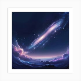 Galaxy In The Sky Art Print