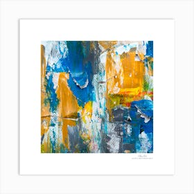 Contemporary art, modern art, mixing colors together, hope, renewal, strength, activity, vitality. American style.63 Art Print