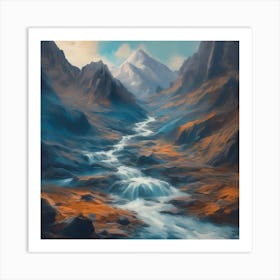 Mountain Stream Art Print