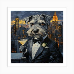 Whimsical Dogs 59 Art Print