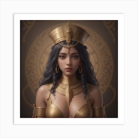 An Egyptian Pharaonic woman - Wall Art Art Print