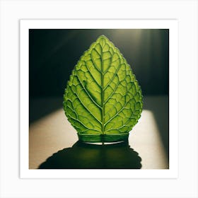 Green Leaf Art Print