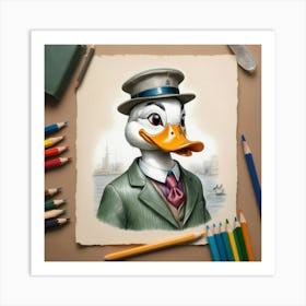 Donald Duck 42 Art Print