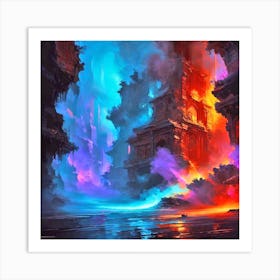 Fantasy City Art Print