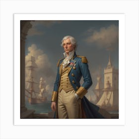 General And Buildings Art Print