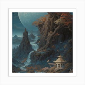 Asian Landscape Art Print