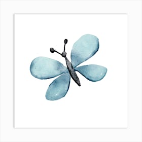 Blue Butterfly 4 Art Print