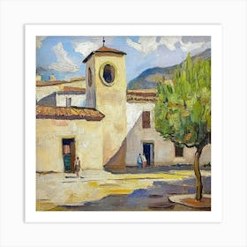 Town In Spain Art Print