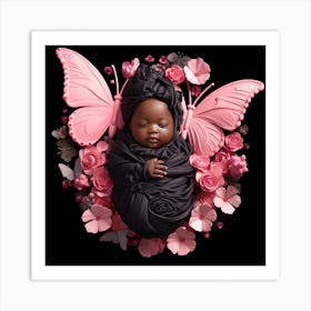 Butterfly Baby 1 Art Print