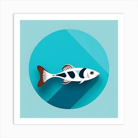 Fish In A Circle 1 Art Print