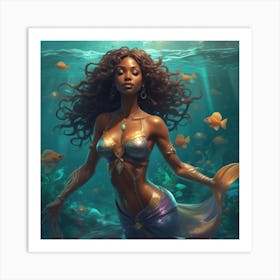 Mermaid 1 Art Print