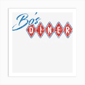 Bos Diner Art Print