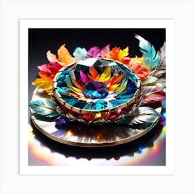 Gemstone bowl Art Print