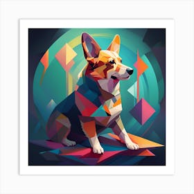 Corgi 1 Art Print