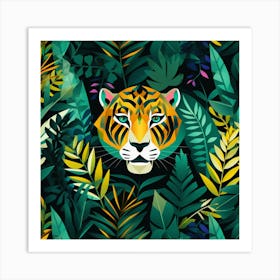 Jungle Tiger Art Print