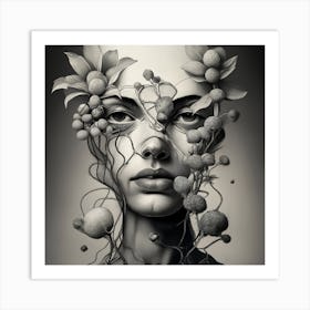 Flora Art Print