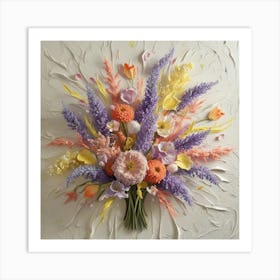 Bouquet Of Flowers Art Print