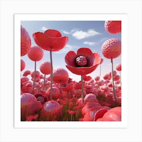 Poppy Field Art Print