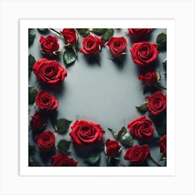 Red Roses 10 Art Print