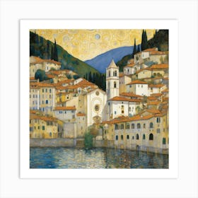 Kirche In Cassone, Gustav Klimt 23 Art Print