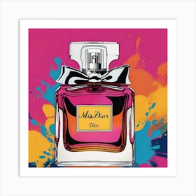 Dior Perfume paint Art Print