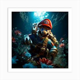 Mario Bros 17 Art Print