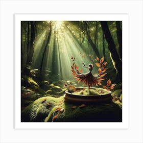 Fairy In The Forest 9 Art Print