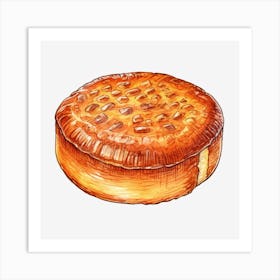 Chinese Mooncake Art Print