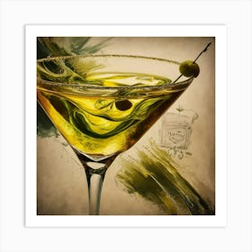 Martini 21 Art Print